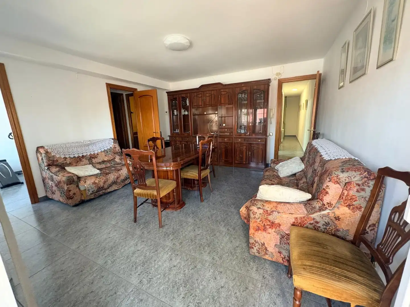 Sala d'estar de Pis en venda en Calaf amb Calefacció, Terrassa i Balcó