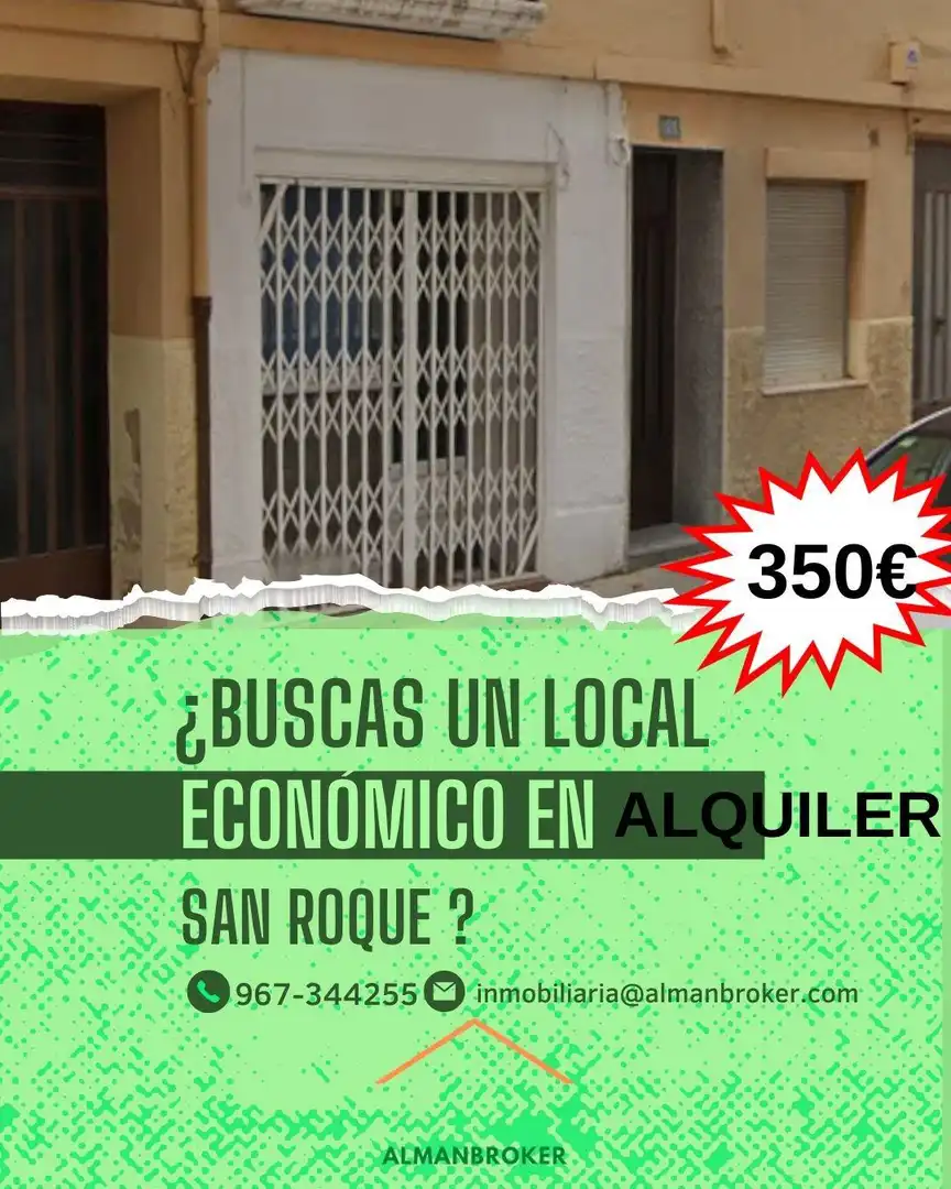 Local de alquiler en Almansa