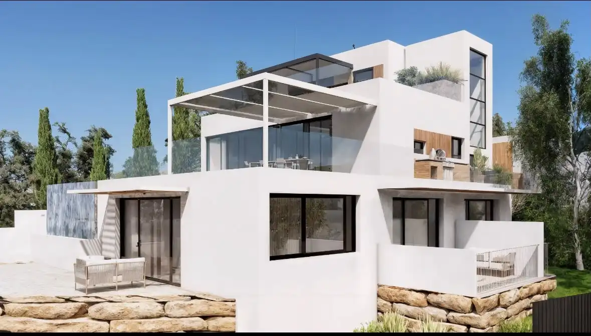 Vista exterior de Residencial en venda en Mijas