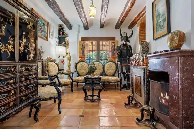 Sala de estar de Finca rústica en venta en Querol con Calefacción, Jardín privado y Terraza