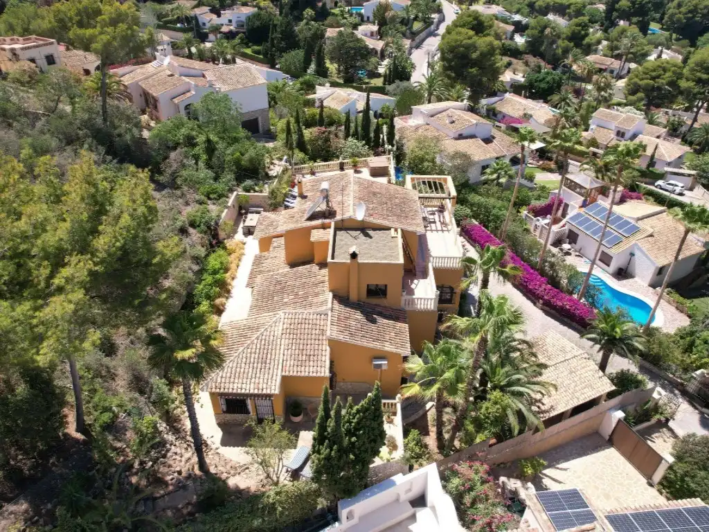Exterior view of Houses for sale in Jávea / Xàbia  with Air Conditioner, Heating and Private garden