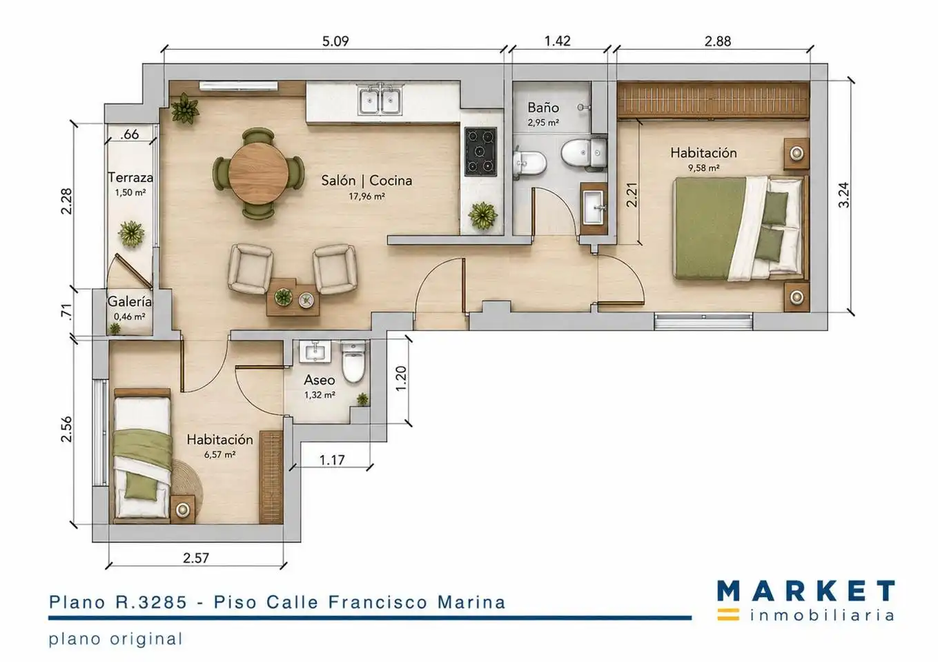 Apartamento en venta en Santa Pola con Terraza, Trastero y Amueblado