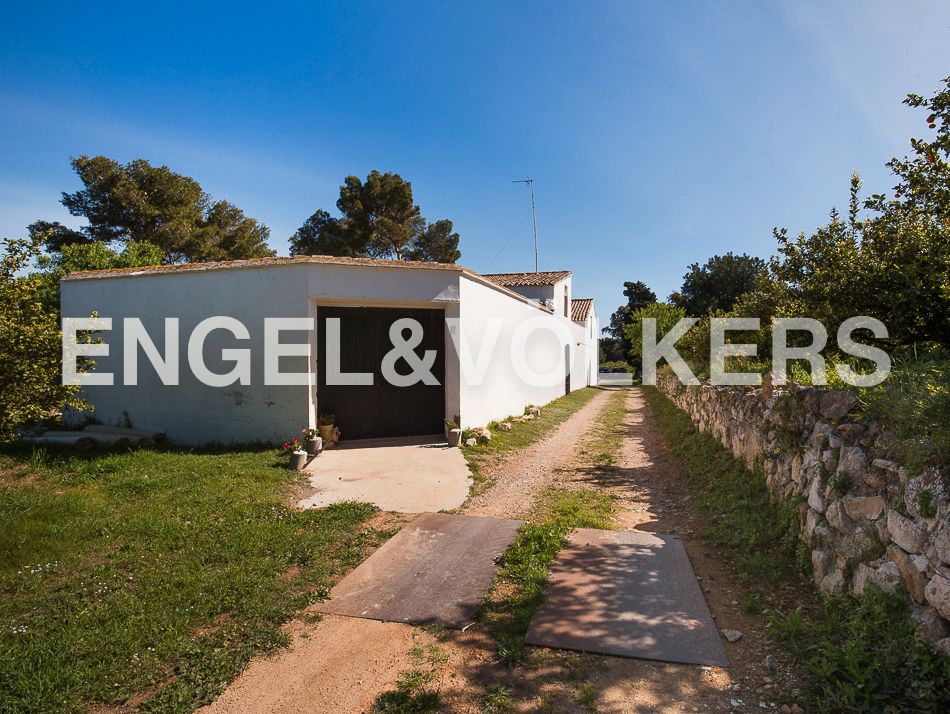 Vista exterior de Finca rústica en venda en Cullera amb Calefacció, Terrassa i Moblat
