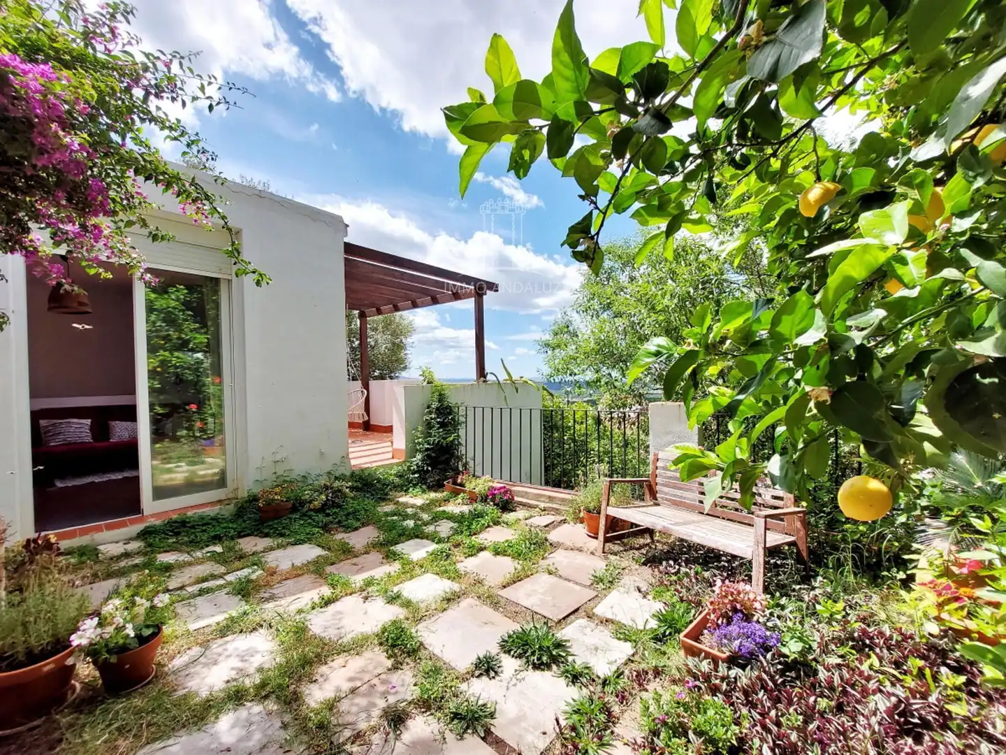 Garden of Detached homes for sale in Alcalá de los Gazules  with Heating