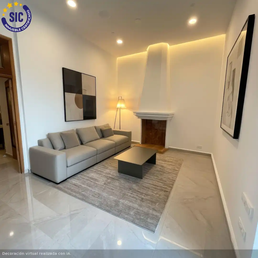 Sala de estar de Planta baja en venta en Beniarjó con Terraza