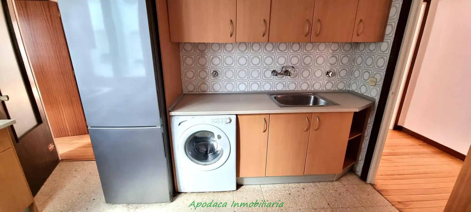 Kitchen of Flat for rent in Bilbao   with Heating, Terrace and Furnished