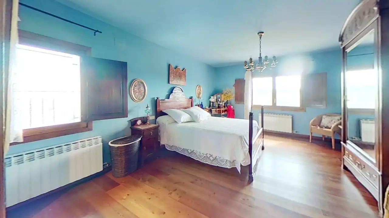 Schlafzimmer von Country house zum Verkauf in Mollerussa mit Klimaanlage, Heizung und Privatgarten