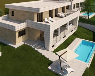 Vista exterior de Casa o xalet en venda en Las Rozas de Madrid amb Calefacció, Jardí privat i Terrassa