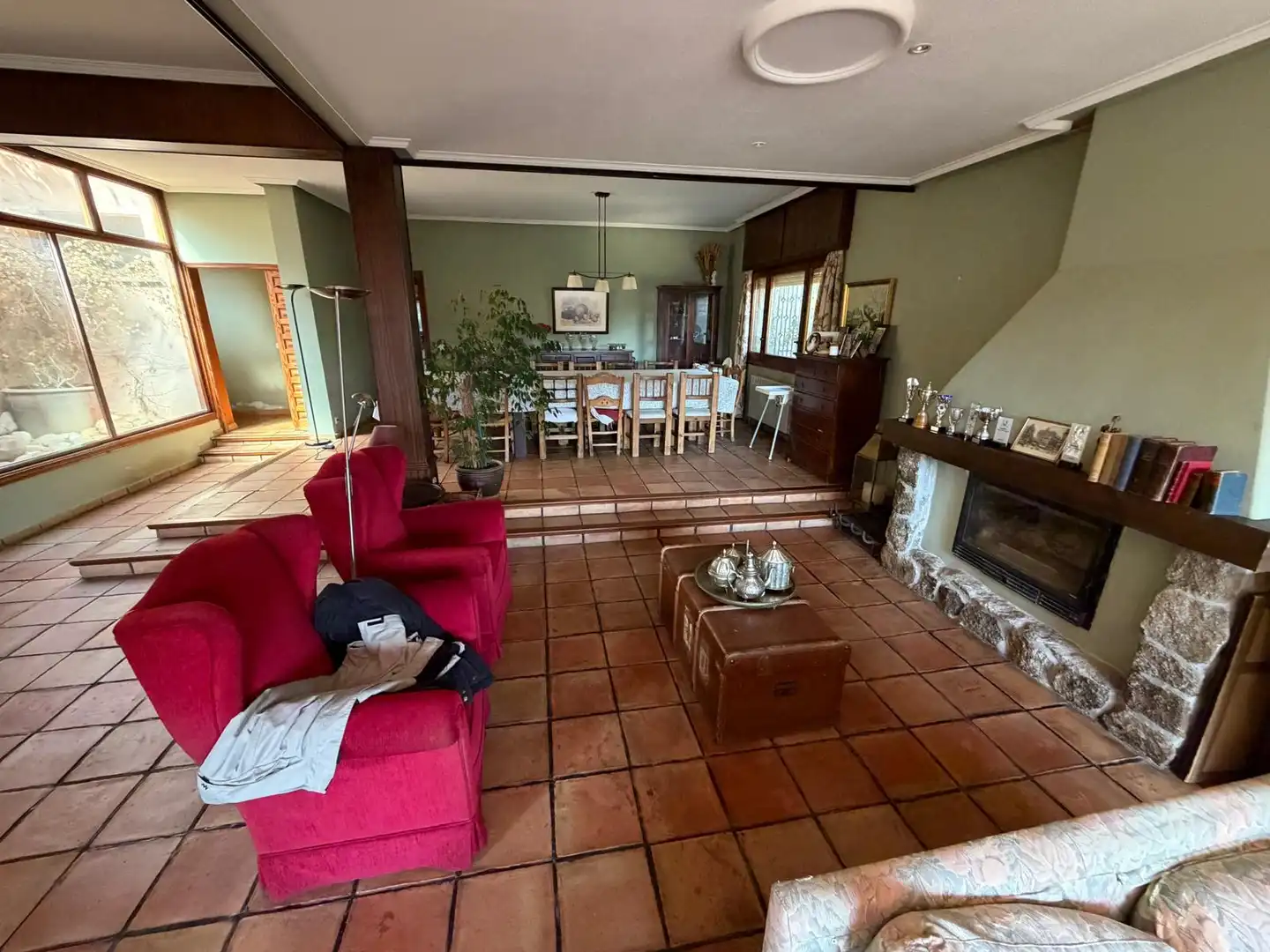 Menjador de Casa o xalet en venda en Galapagar amb Aire condicionat, Calefacció i Jardí privat