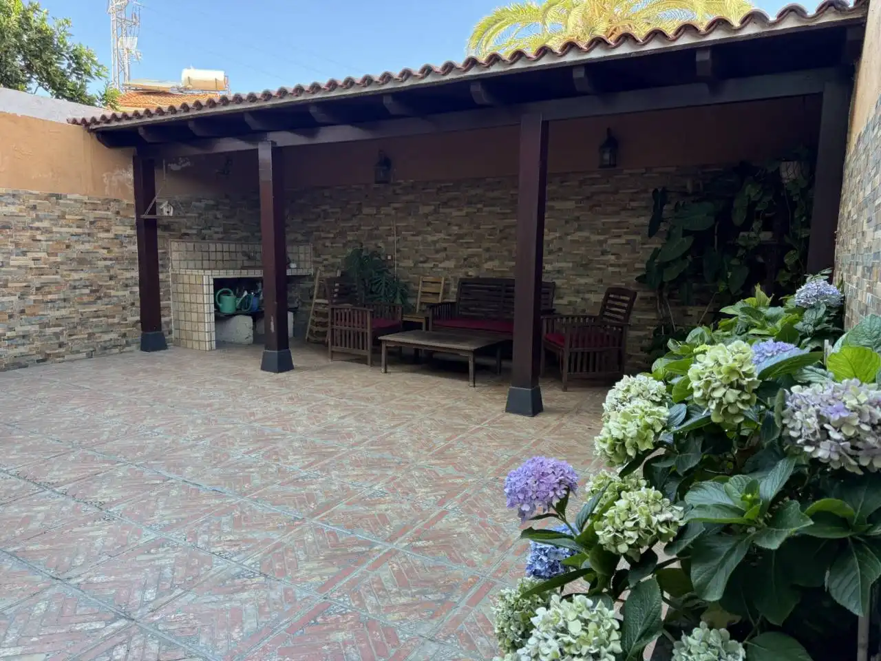Terrassa de Casa adosada en venda en San Cristóbal de la Laguna amb Jardí privat, Parquet i Terrassa
