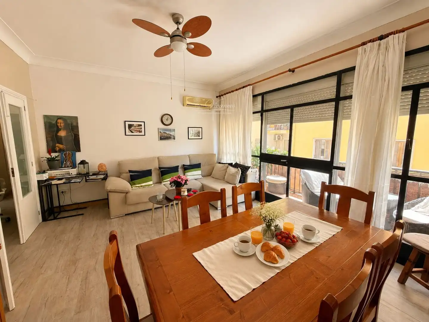 Sala d'estar de Pis en venda en  Palma de Mallorca amb Aire condicionat i Terrassa