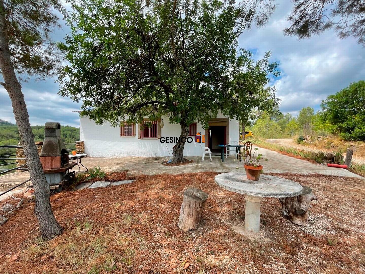 Exterior view of House or chalet for sale in Barx  with Private garden