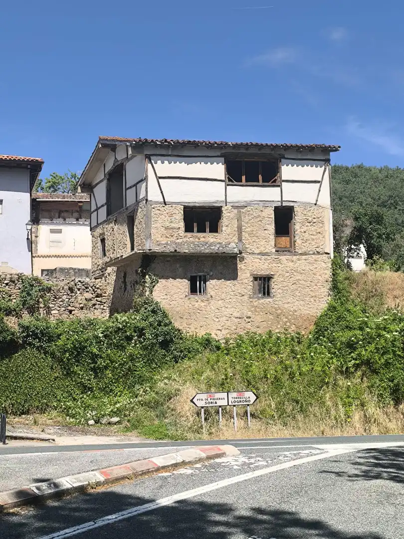 Exterior view of Houses for sale in Pradillo  with Private garden and Balcony