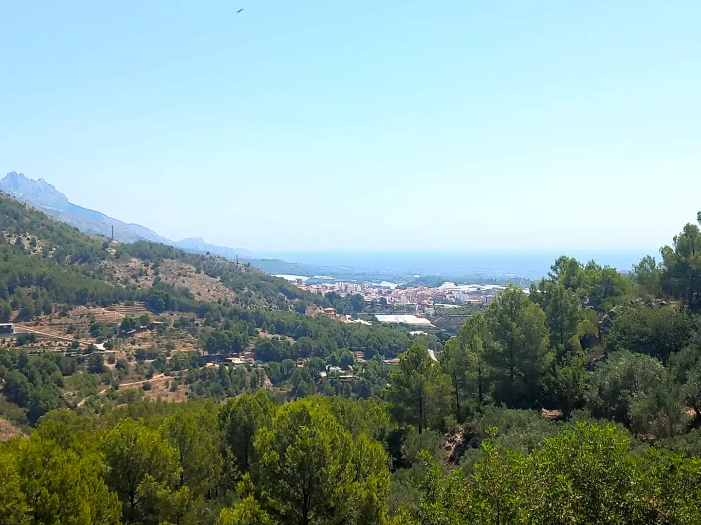 Außenansicht von Haus oder Chalet zum Verkauf in El Castell de Guadalest mit Klimaanlage, Privatgarten und Terrasse