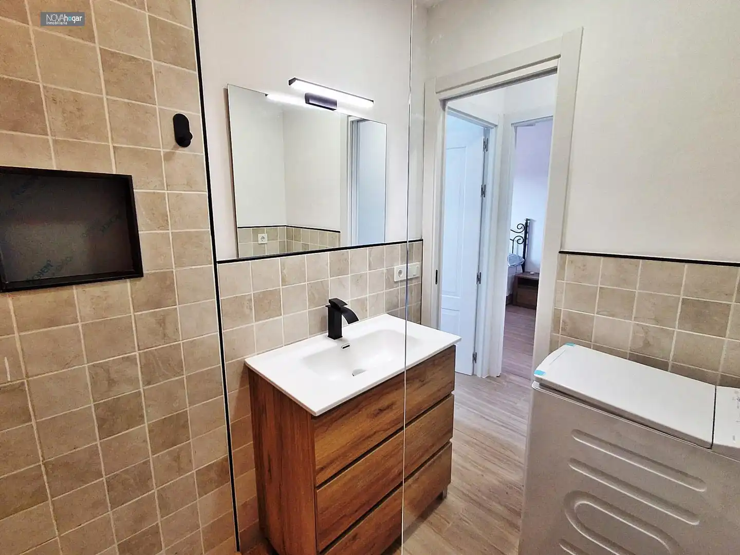 Badezimmer von Wohnung zur Miete in Málaga mit Klimaanlage, Heizung und Möbliert