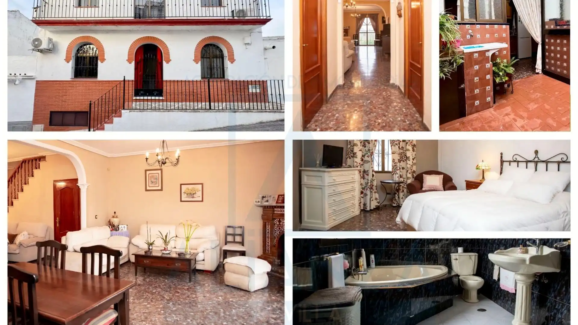 Vista exterior de Casa o xalet en venda en Santiponce amb Aire condicionat, Terrassa i Balcó