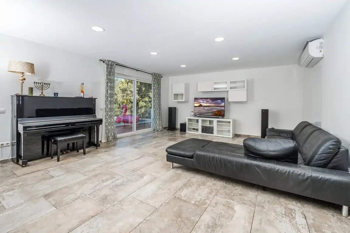 Sala de estar de Casa o chalet en venta en Jávea / Xàbia con Aire acondicionado, Jardín privado y Terraza