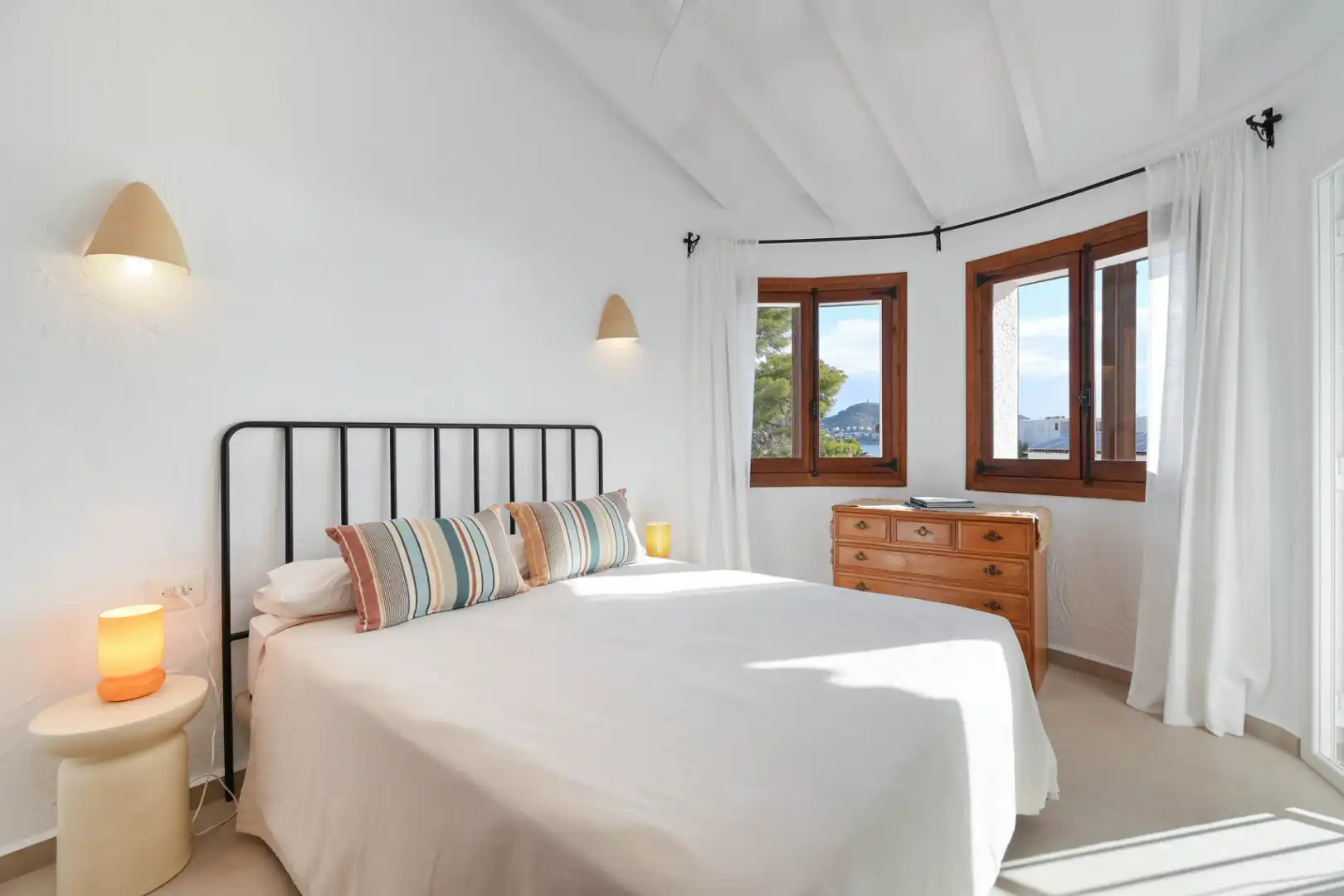 Habitación de Finca rústica de alquiler en Moraira con Aire acondicionado, Calefacción y Terraza