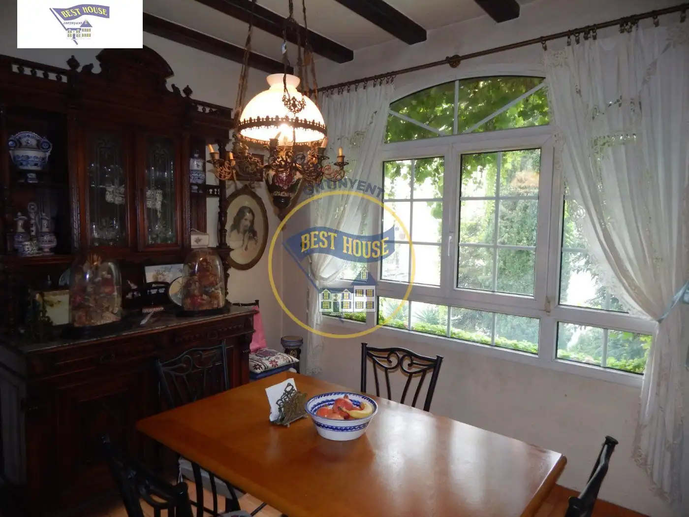 Dining room of Houses for sale in Ontinyent  with Private garden, Storage room and Swimming Pool