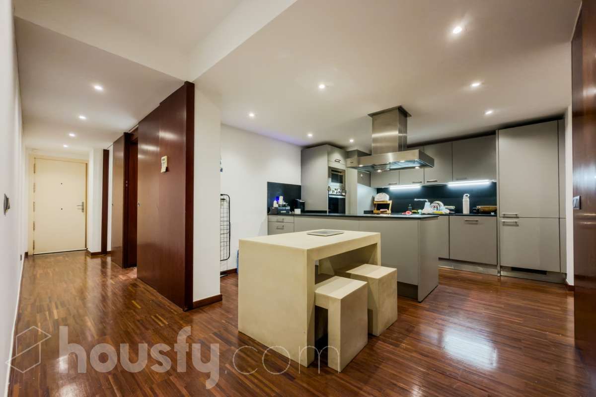 Cocina de Piso en venta en  Barcelona Capital con Aire acondicionado, Calefacción y Parquet