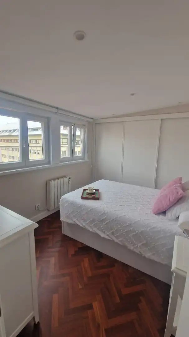 Bedroom of Attic for rent in A Coruña Capital   with Heating, Parquet flooring and Terrace