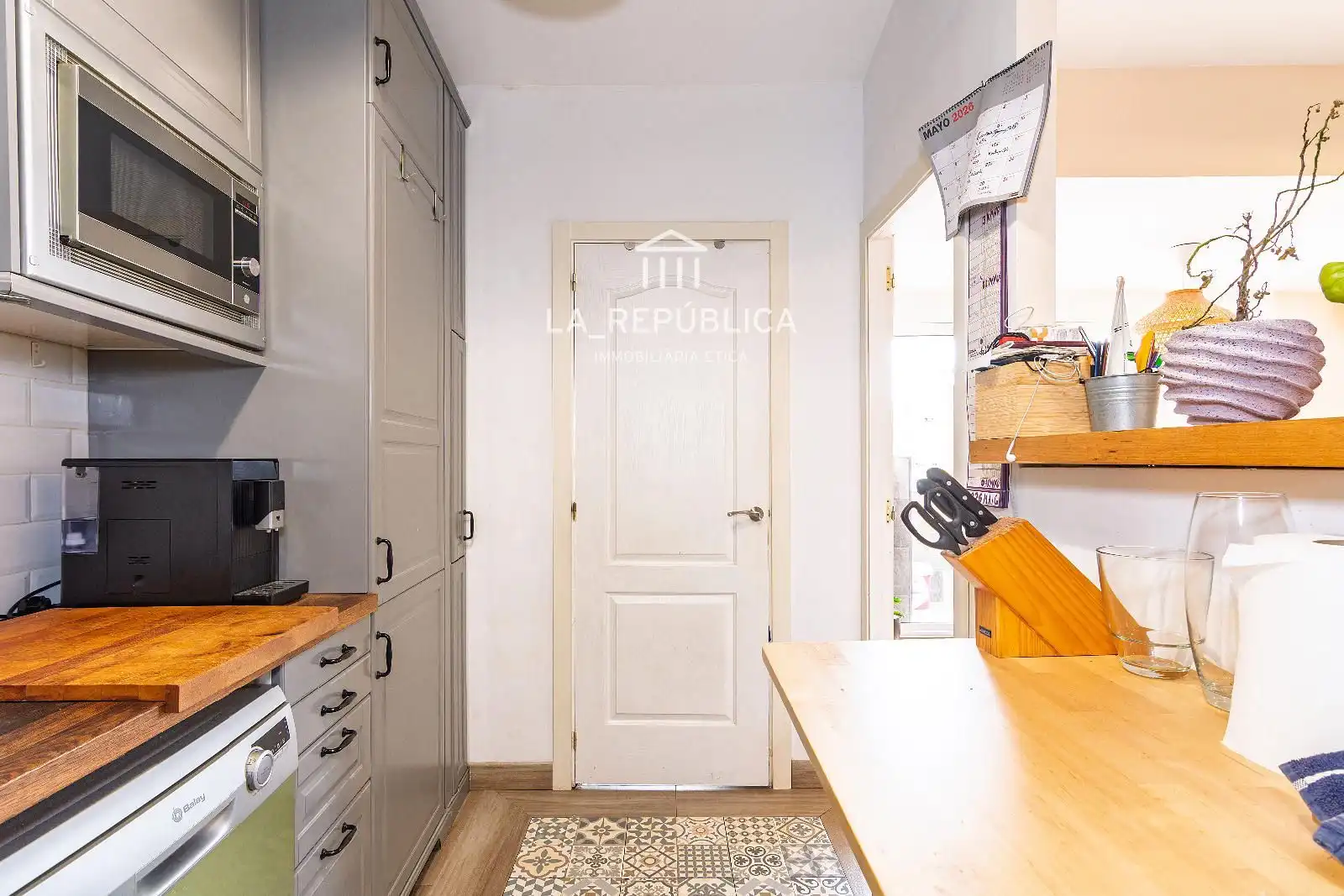 Cocina de Piso en venta en Mataró con Aire acondicionado, Parquet y Balcón