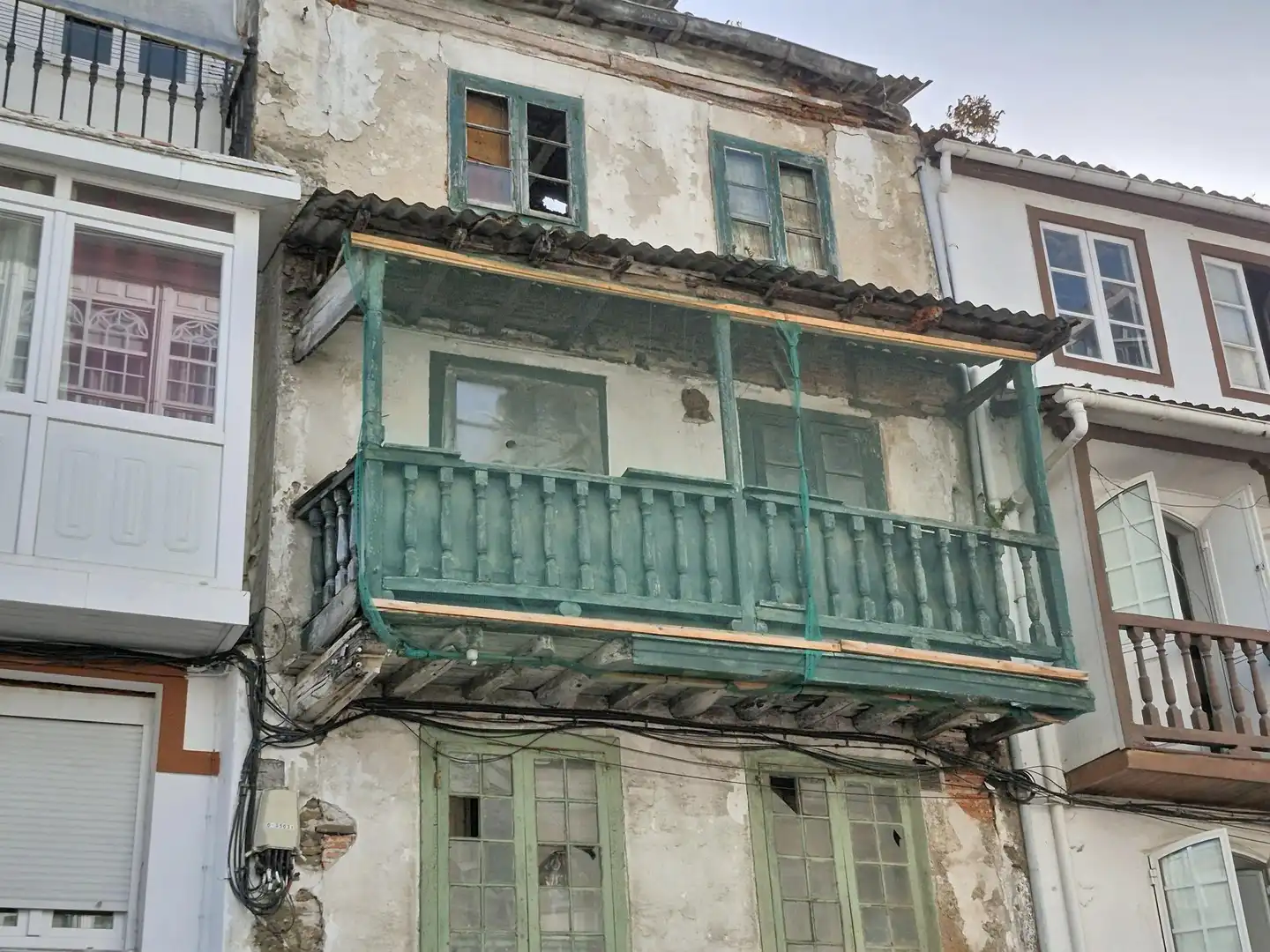 Vista exterior de Casa adosada en venta en Betanzos