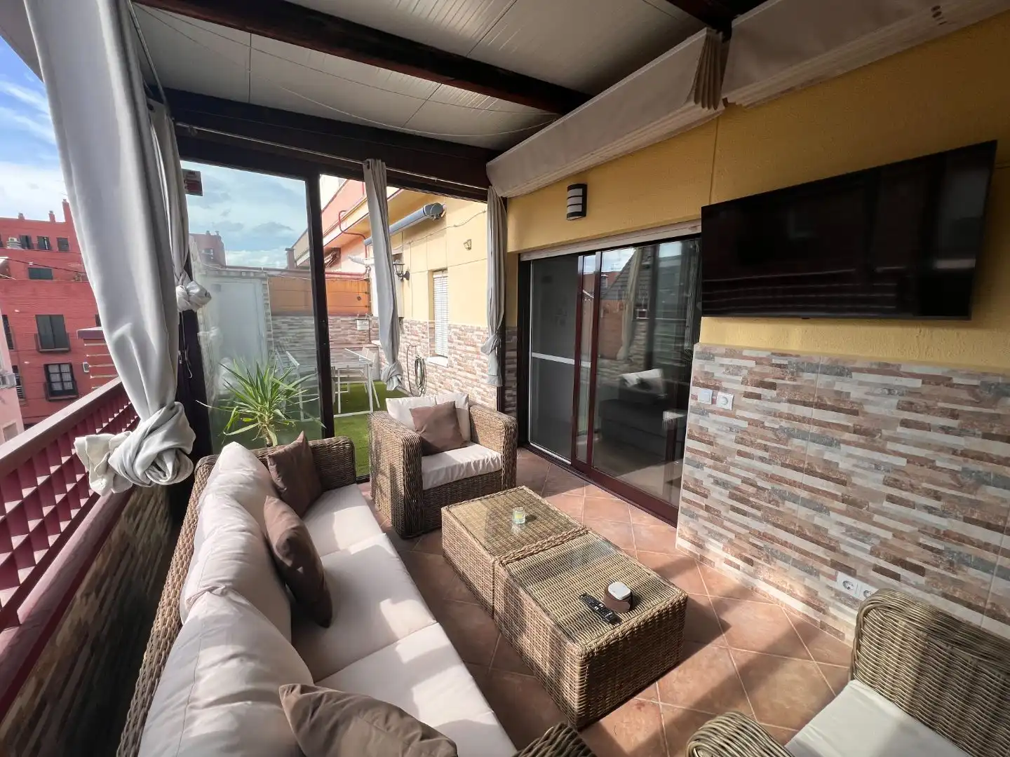 Terrace of Flat for rent in  Madrid Capital  with Air Conditioner, Terrace and Balcony