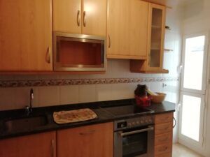 Kitchen of Flat for sale in Los Arcos  with Terrace, Storage room and Furnished