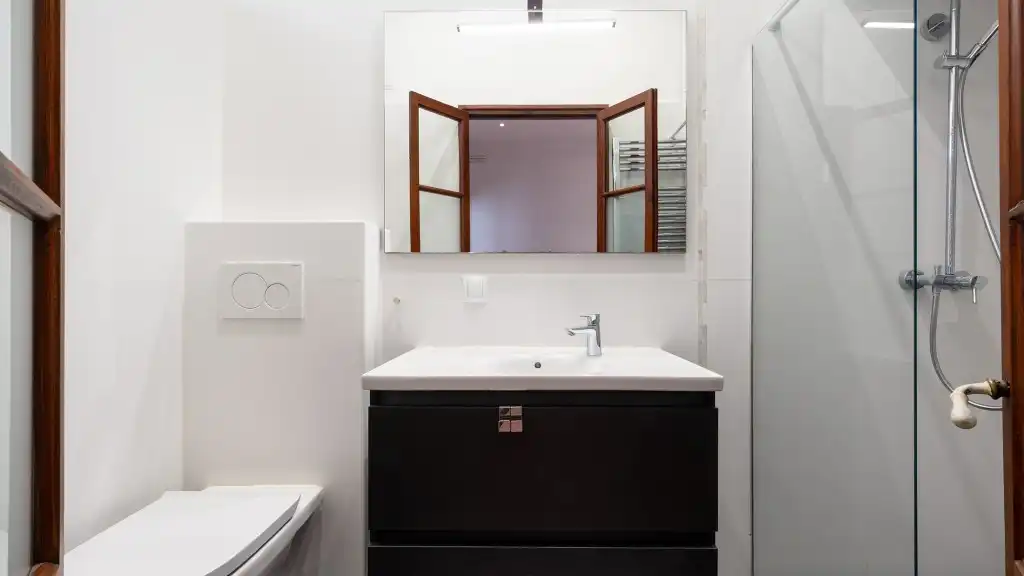 Bany de Apartament en venda en  Palma de Mallorca amb Aire condicionat, Calefacció i Terrassa