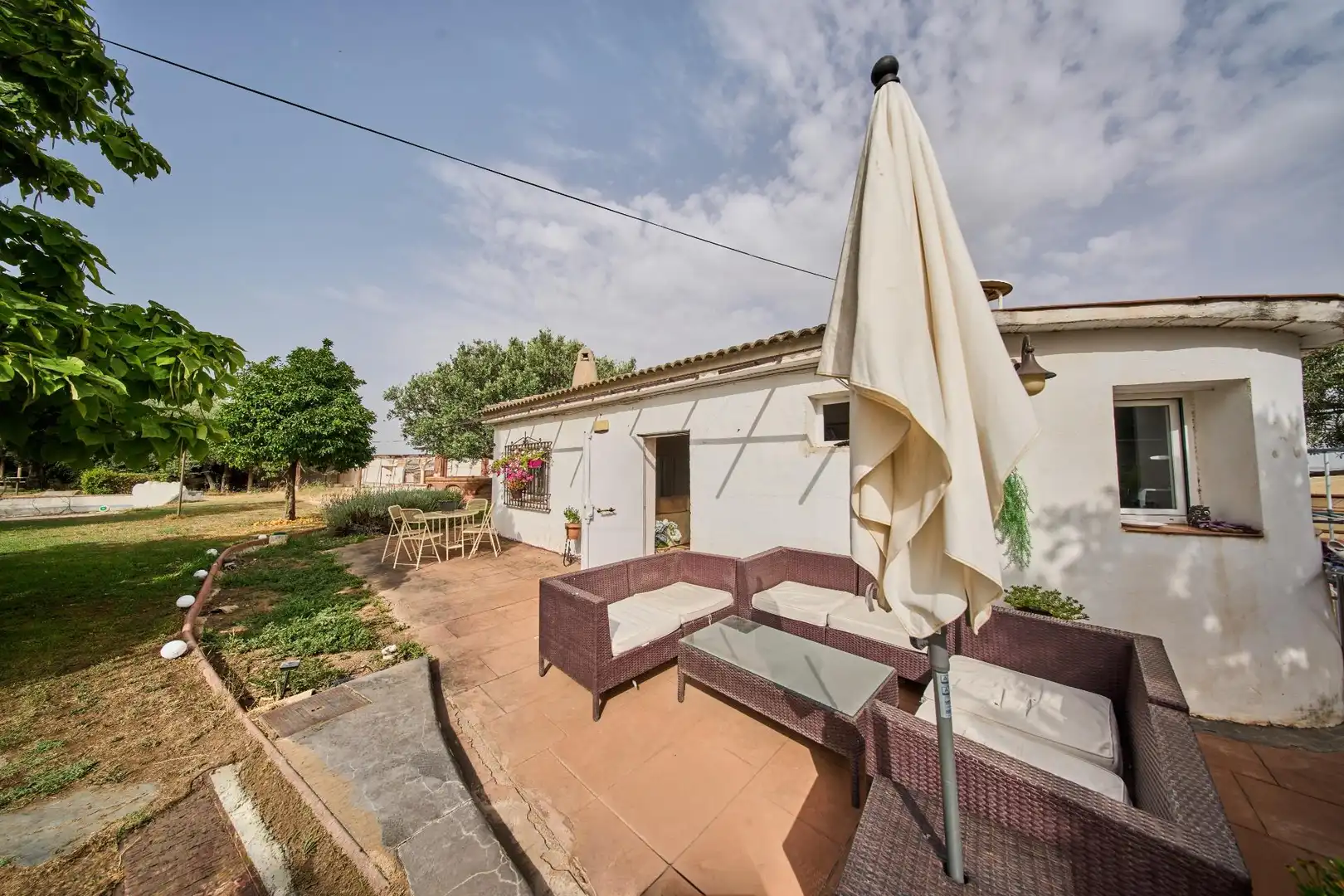 Terraza de Finca rústica en venta en Villa de Otura con Jardín privado, Terraza y Piscina
