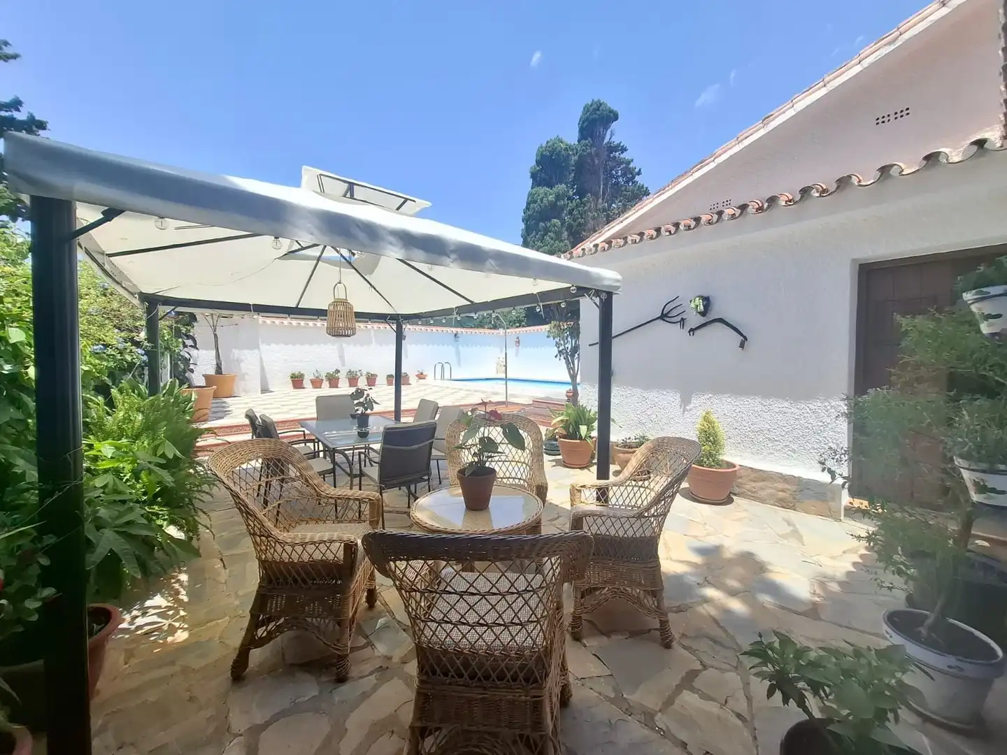 Terrace of Houses for sale in Málaga  with Air Conditioner, Private garden and Swimming Pool