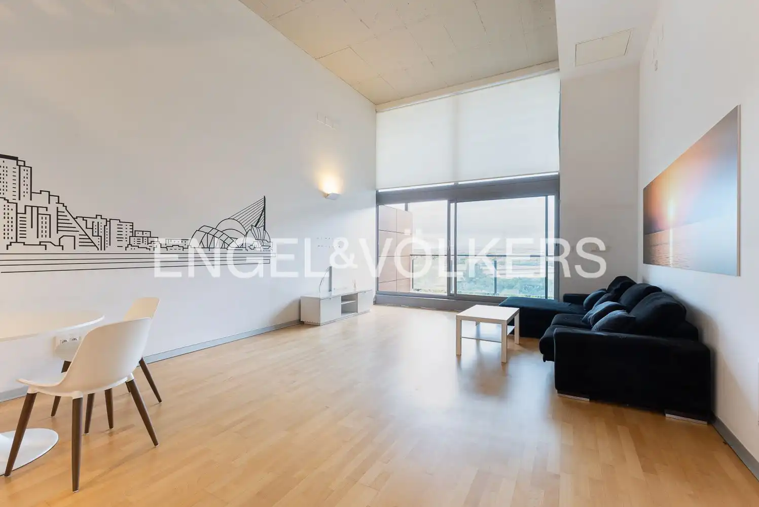 Sala de estar de Piso de alquiler en Valencia con Aire acondicionado, Calefacción y Jardín privado