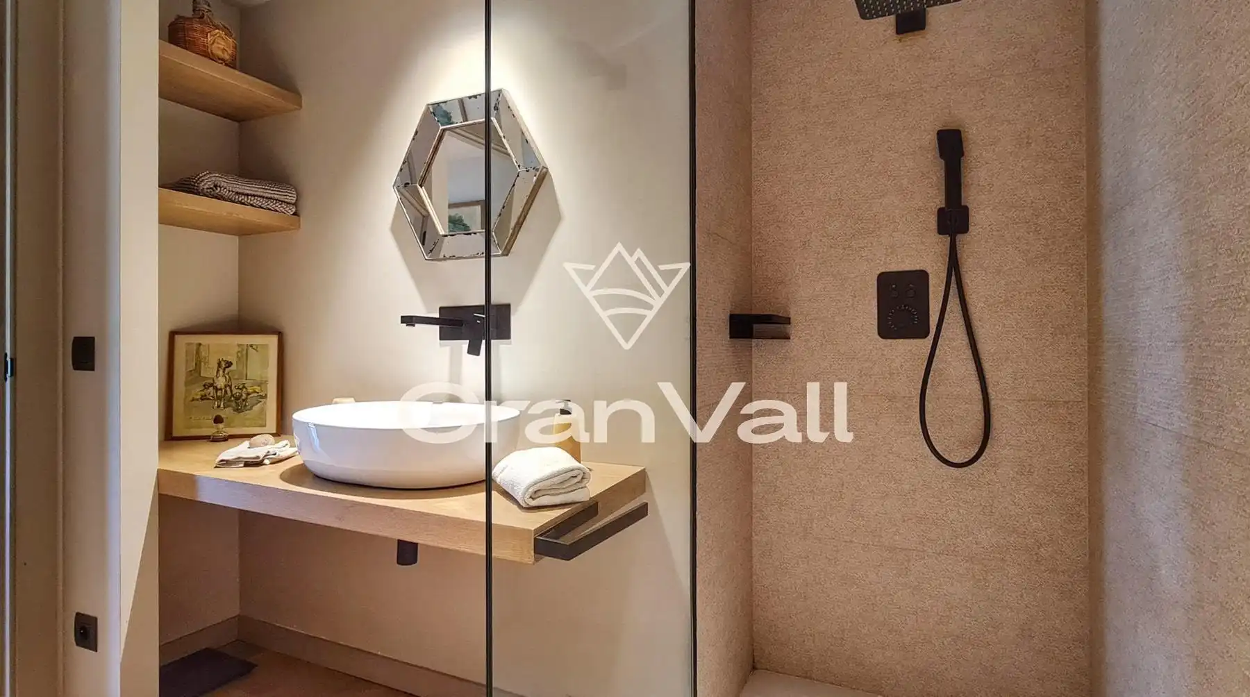 Badezimmer von Haus oder Chalet zum Verkauf in Puigcerdà mit Heizung, Privatgarten und Terrasse