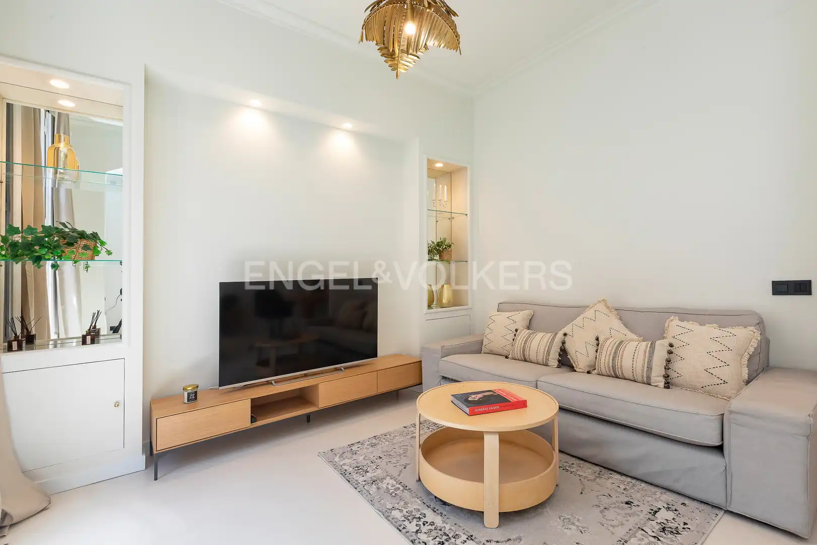 Sala de estar de Piso en venta en Barcelona con Aire acondicionado, Calefacción y Balcón