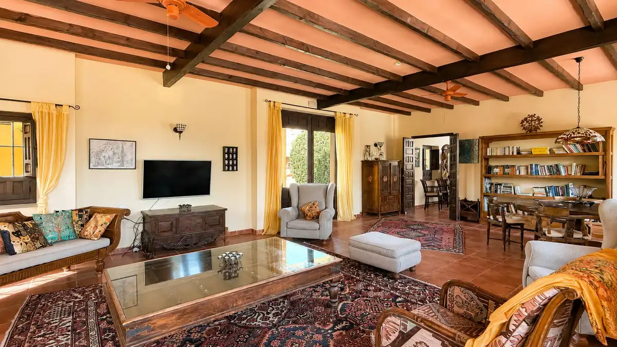Living room of Country homes for sale in Almogía  with Air Conditioner, Private garden and Terrace