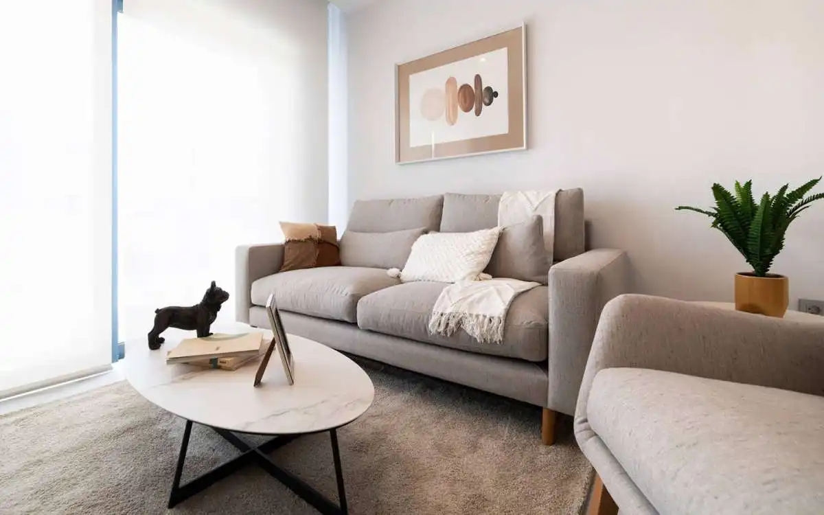Wohnzimmer von Wohnung zum Verkauf in Benidorm mit Terrasse und Gemeinschaftspool
