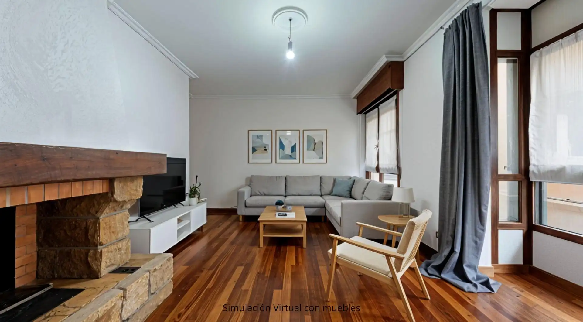 Sala de estar de Piso en venta en Durango con Calefacción, Terraza y Trastero
