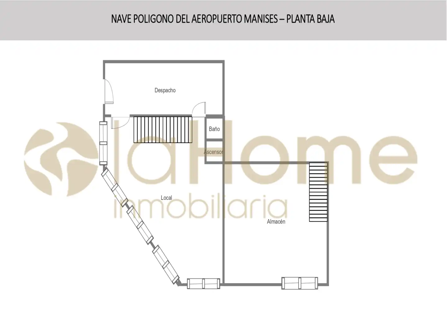 Nave industrial en venta en Manises