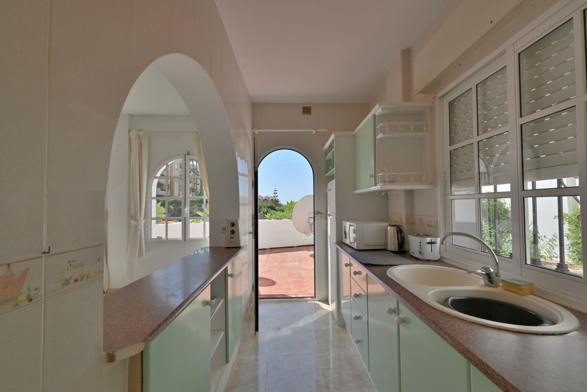 Kitchen of Planta baja for sale in Mijas  with Terrace, Swimming Pool and Furnished