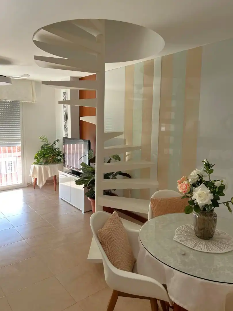 Sala d'estar de Àtic en venda en Murcia amb Aire condicionat, Calefacció i Terrassa