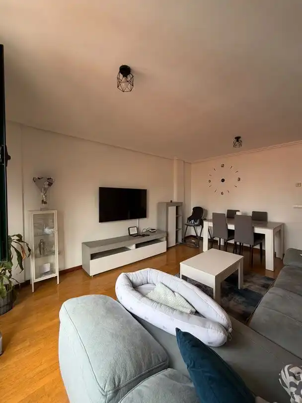 Sala d'estar de Dúplex de lloguer en Gijón 