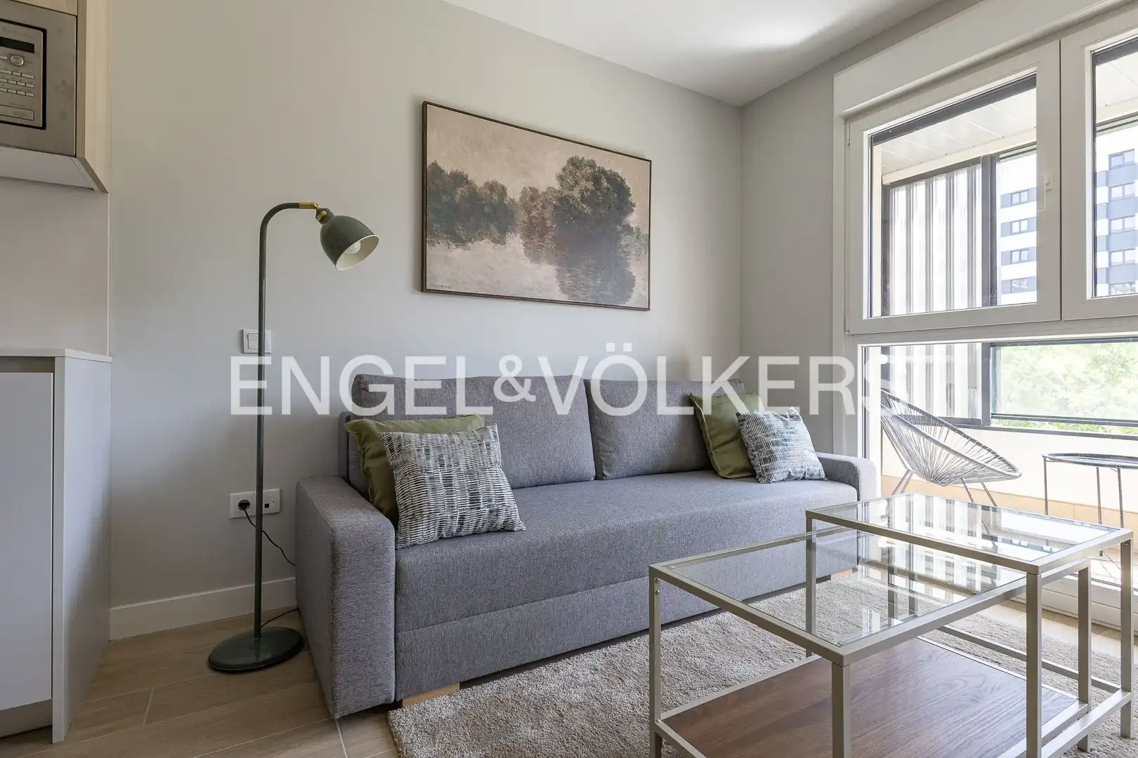 Wohnzimmer von Wohnung zur Miete in Hortaleza