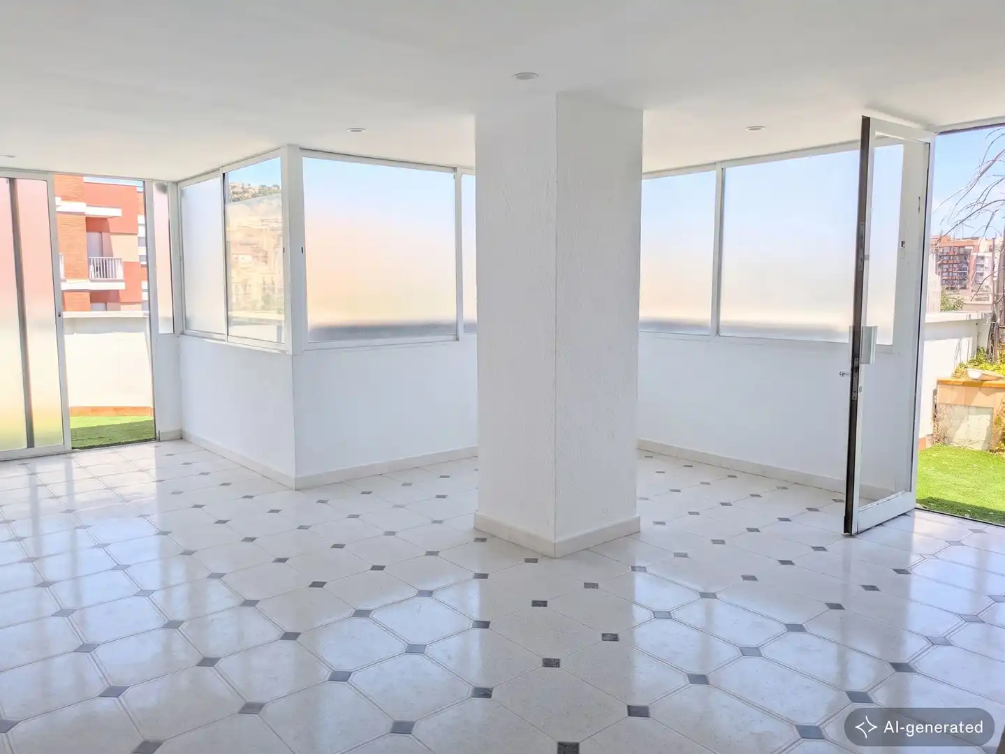 Terrasse von Dachboden zum Verkauf in Barcelona mit Heizung, Terrasse und Balkon
