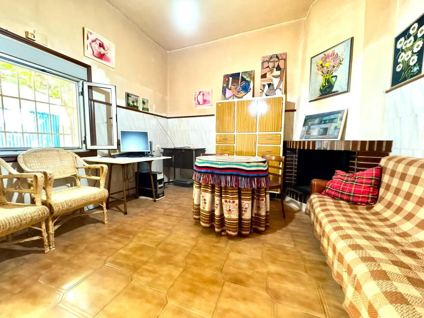 Sala de estar de Casa o chalet en venta en Murcia con Aire acondicionado
