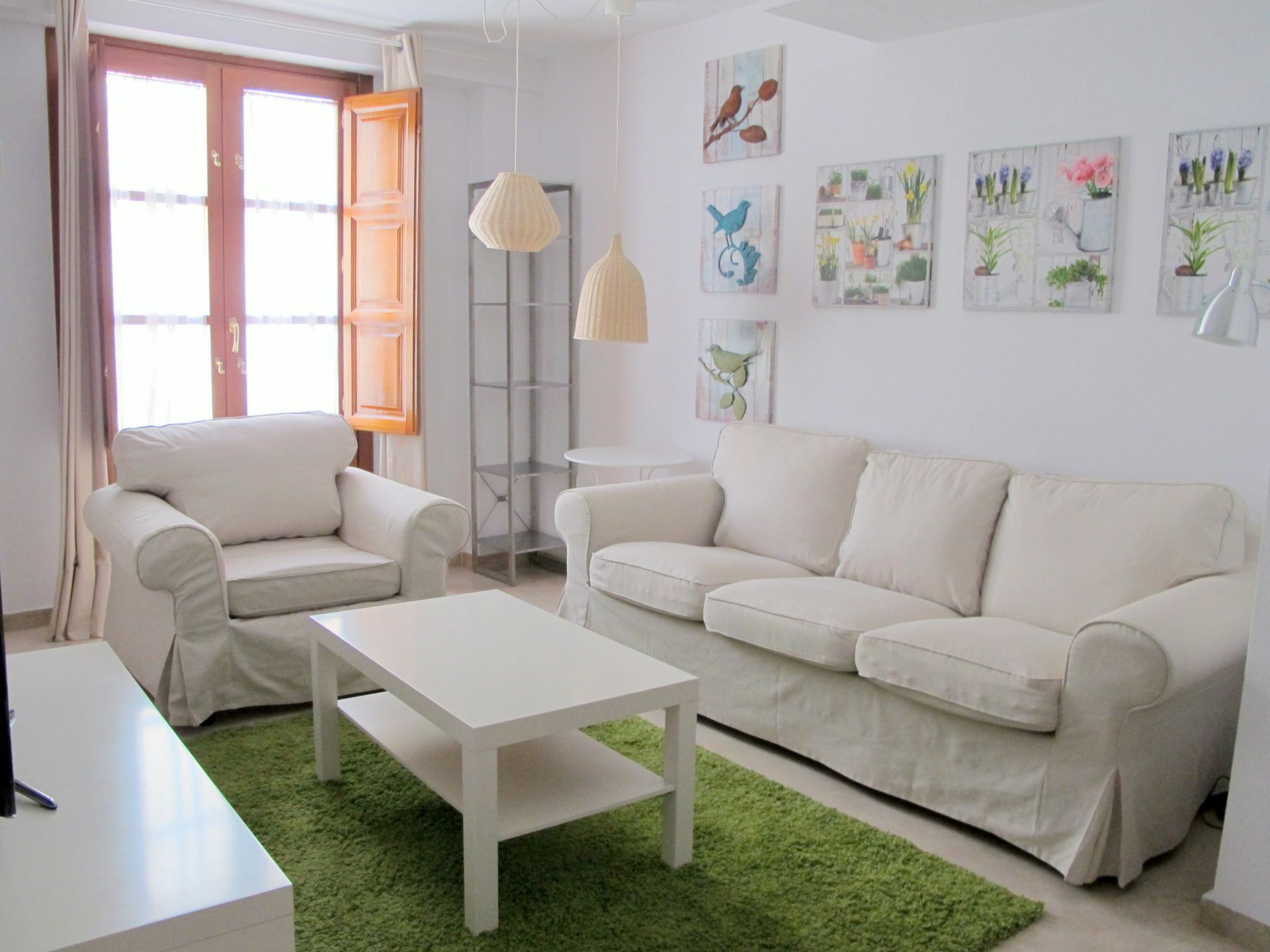Sala d'estar de Dúplex de lloguer en  Granada Capital amb Aire condicionat, Calefacció i Terrassa
