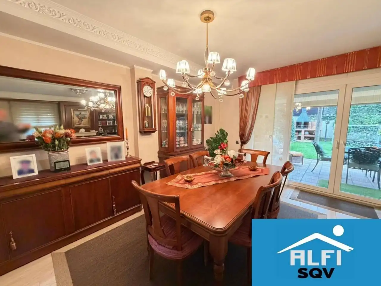Dining room of Houses for sale in Sant Quirze del Vallès  with Air Conditioner, Heating and Private garden