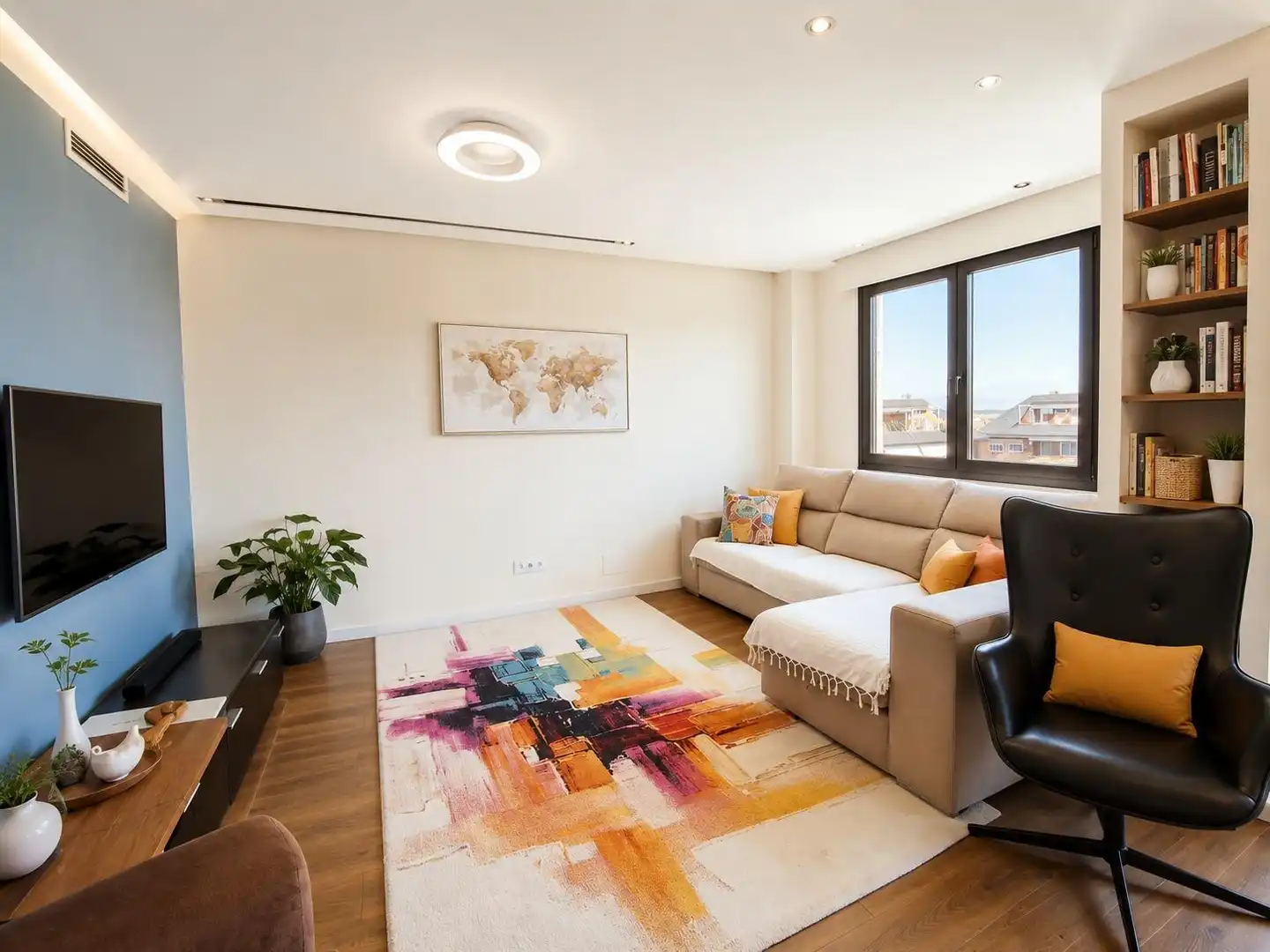 Living room of Attic for sale in Majadahonda  with Air Conditioner, Heating and Private garden