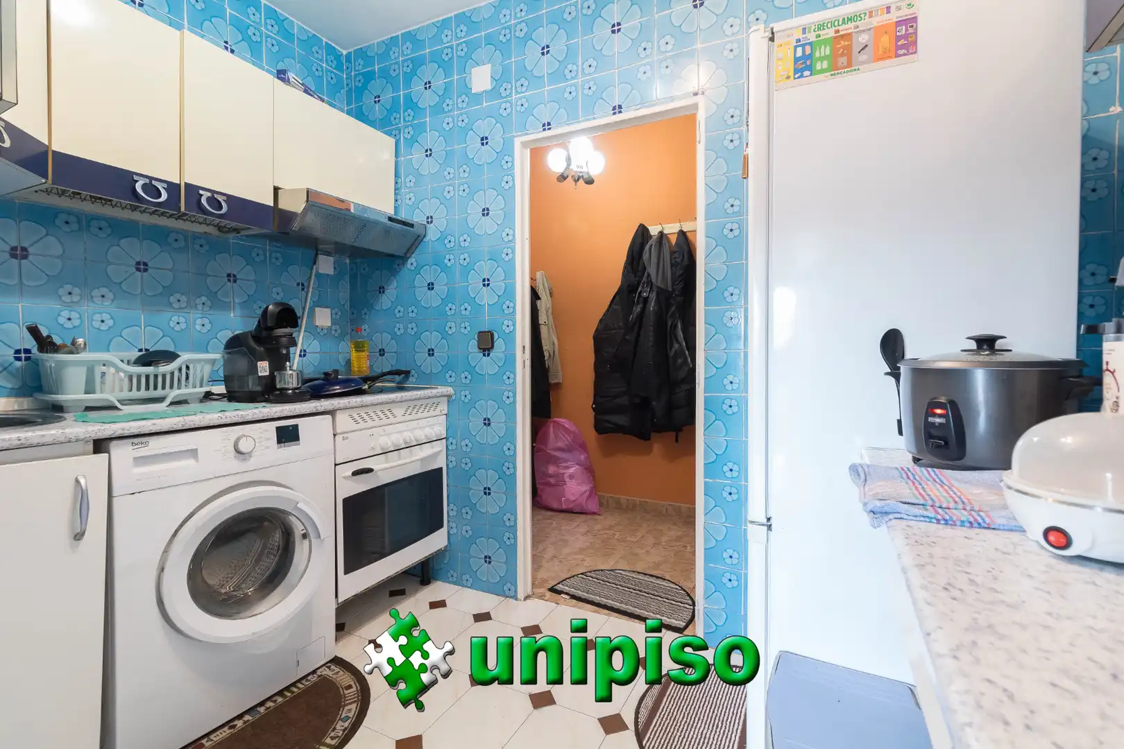 Kitchen of Flat for sale in Getafe  with Air Conditioner, Heating and Terrace