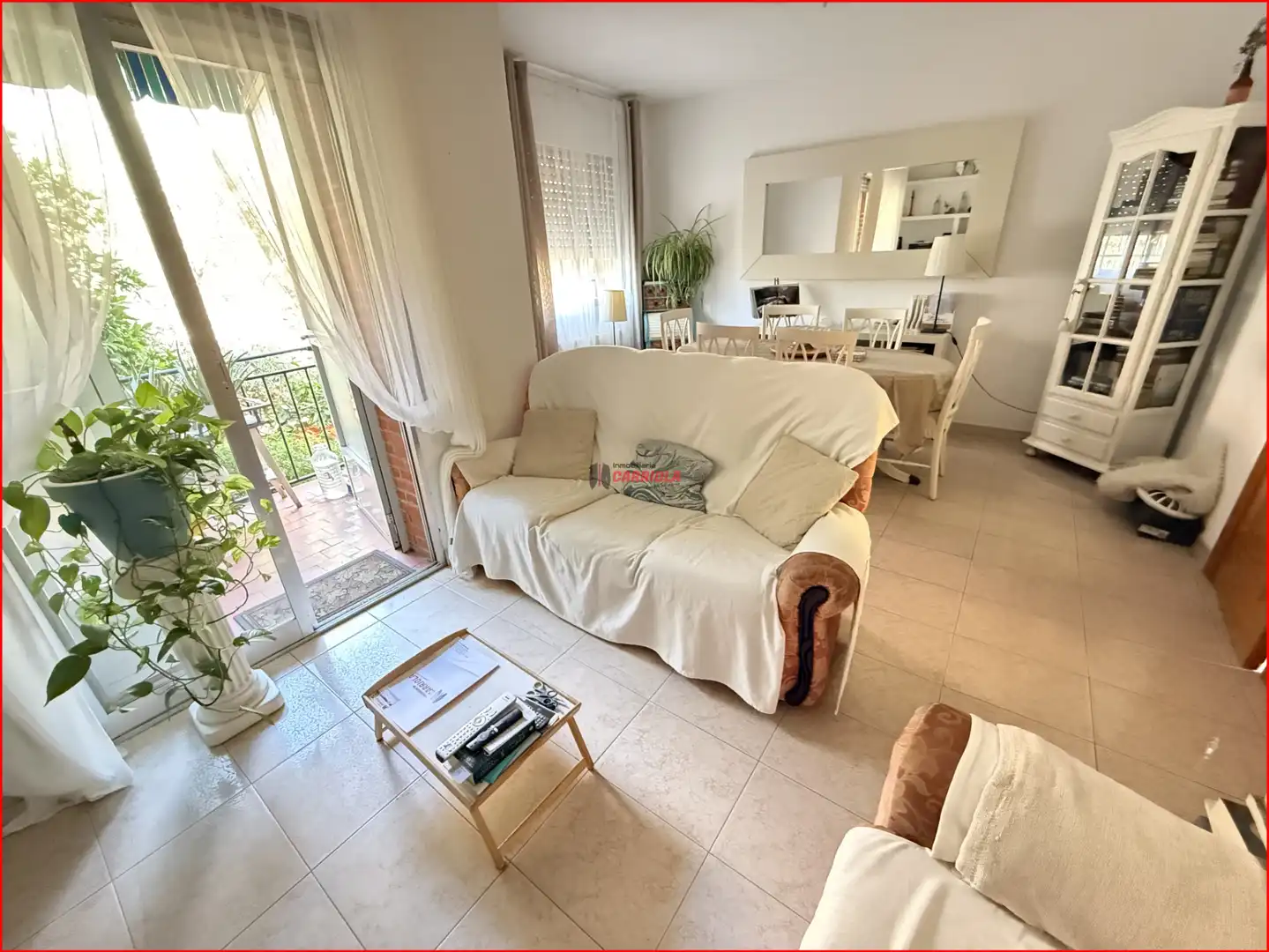 Sala d'estar de Casa adosada en venda en Quismondo amb Calefacció i Terrassa